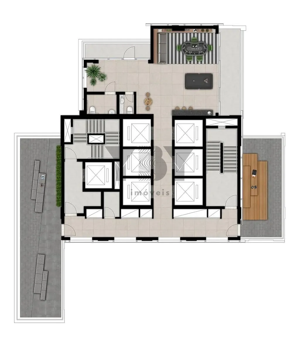 Apartamento, 2 quartos, 43 m² - Foto 55