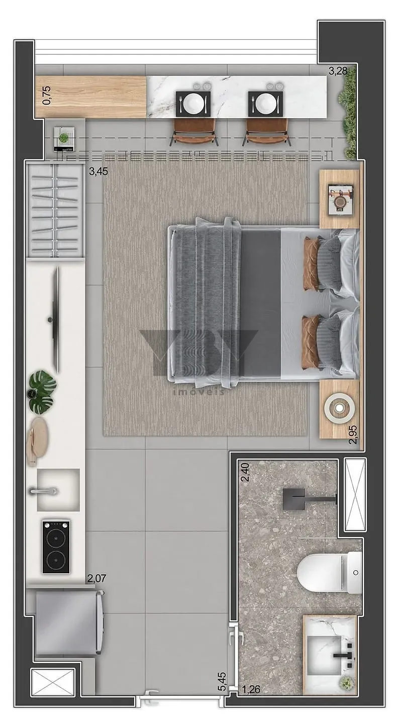 Apartamento, 2 quartos, 43 m² - Foto 58