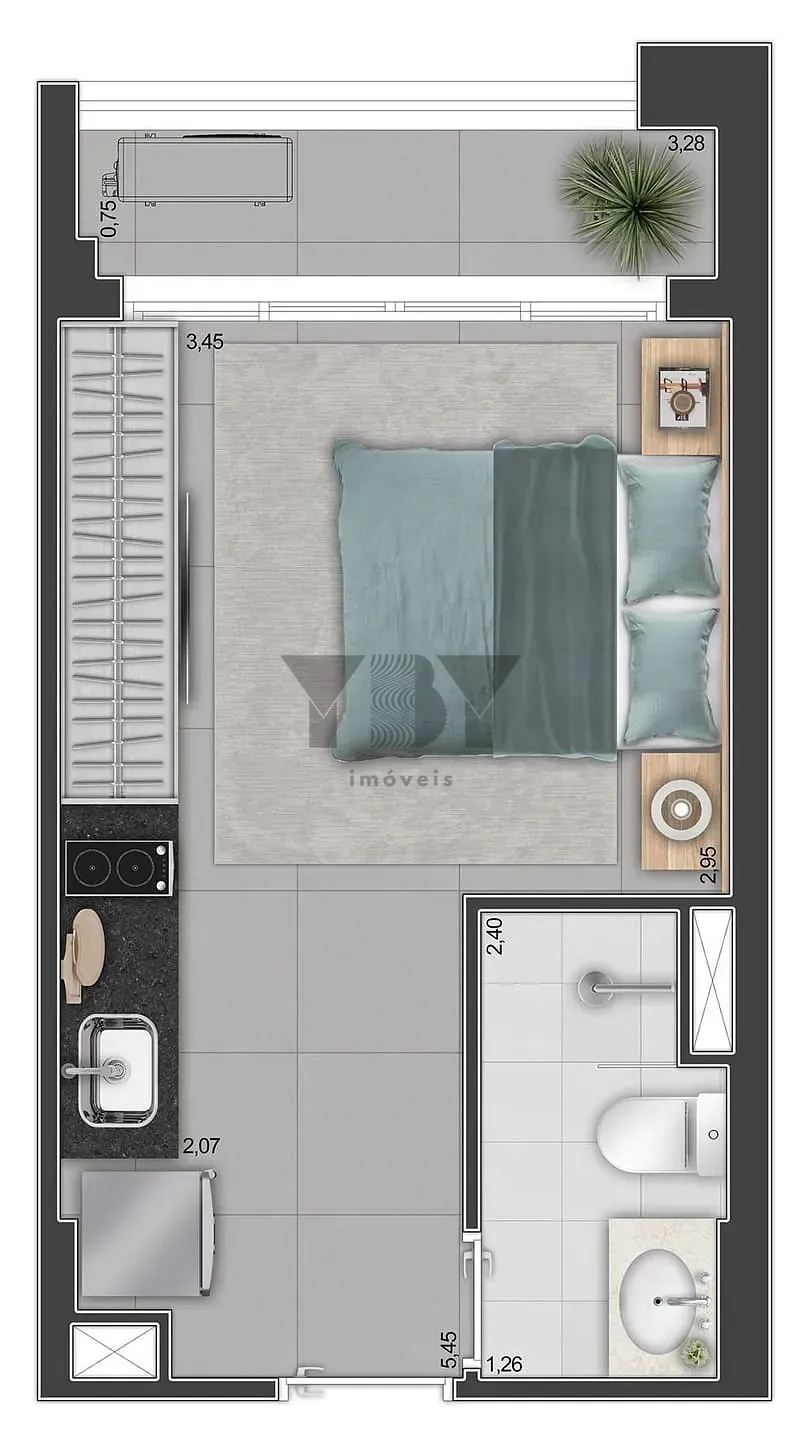 Apartamento, 2 quartos, 43 m² - Foto 59