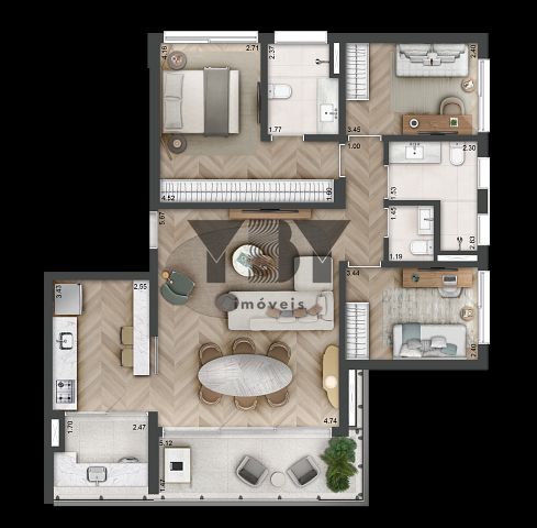 Apartamento, 1 quarto, 33 m² - Foto 11