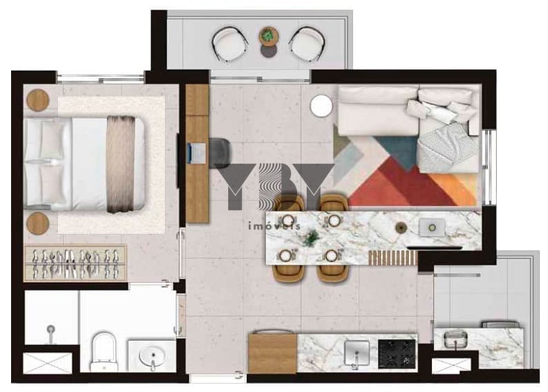 Apartamento, 1 quarto, 24 m² - Foto 30