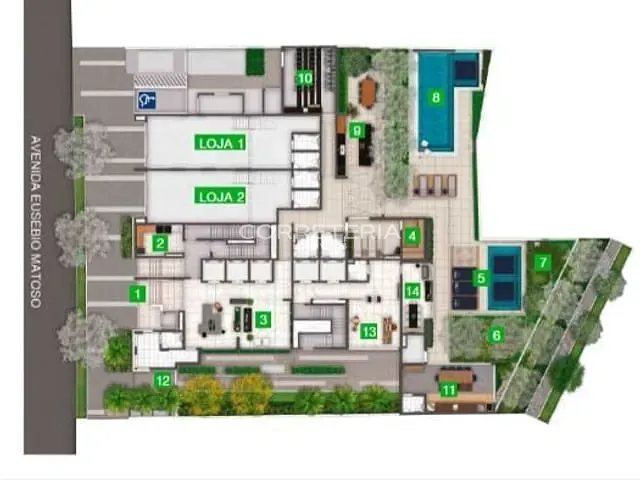 Sala à venda, no bairro Pinheiros em São Paulo