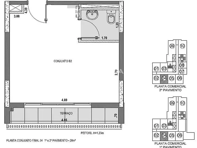 Sala à venda, no bairro Pinheiros em São Paulo