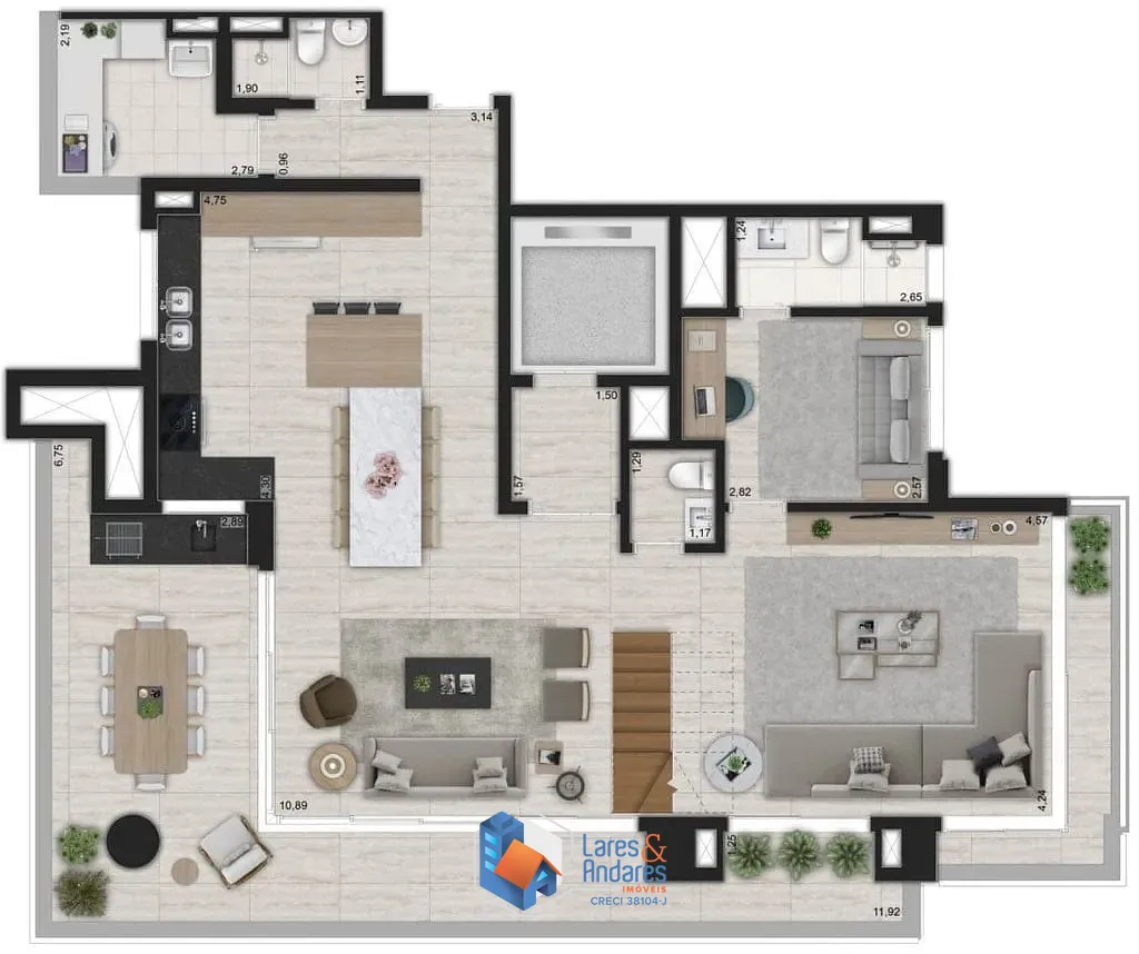 Apartamento, 3 quartos, 153 m² - Foto 42