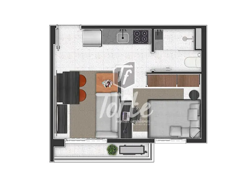Apartamento, 1 quarto, 27 m² - Foto 17