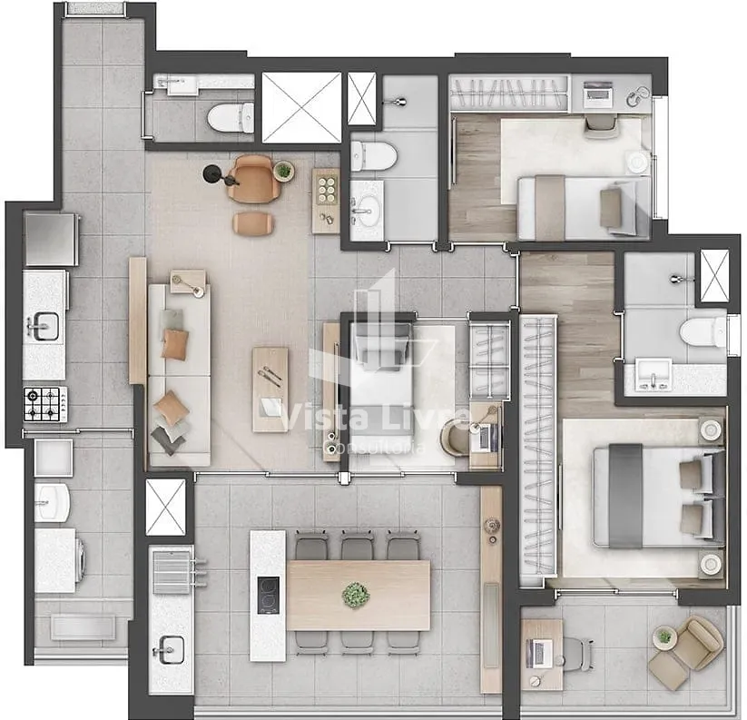 Apartamento, 3 quartos, 88 m² - Foto 27