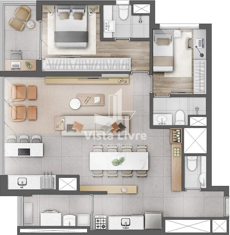 Apartamento, 3 quartos, 88 m² - Foto 28