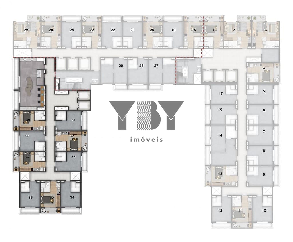 Apartamento, 1 quarto, 48 m² - Foto 24