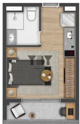 Apartamento à venda com 1 quarto, 48m² - Foto 25