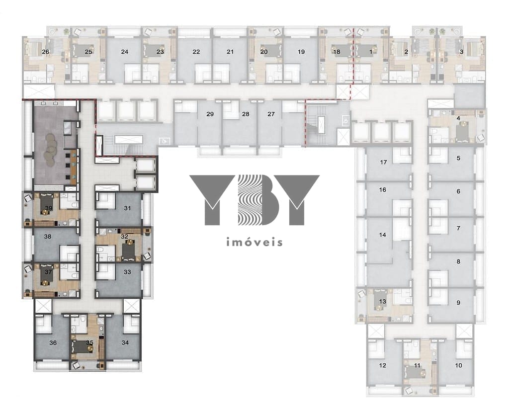 Apartamento à venda com 1 quarto, 48m² - Foto 24