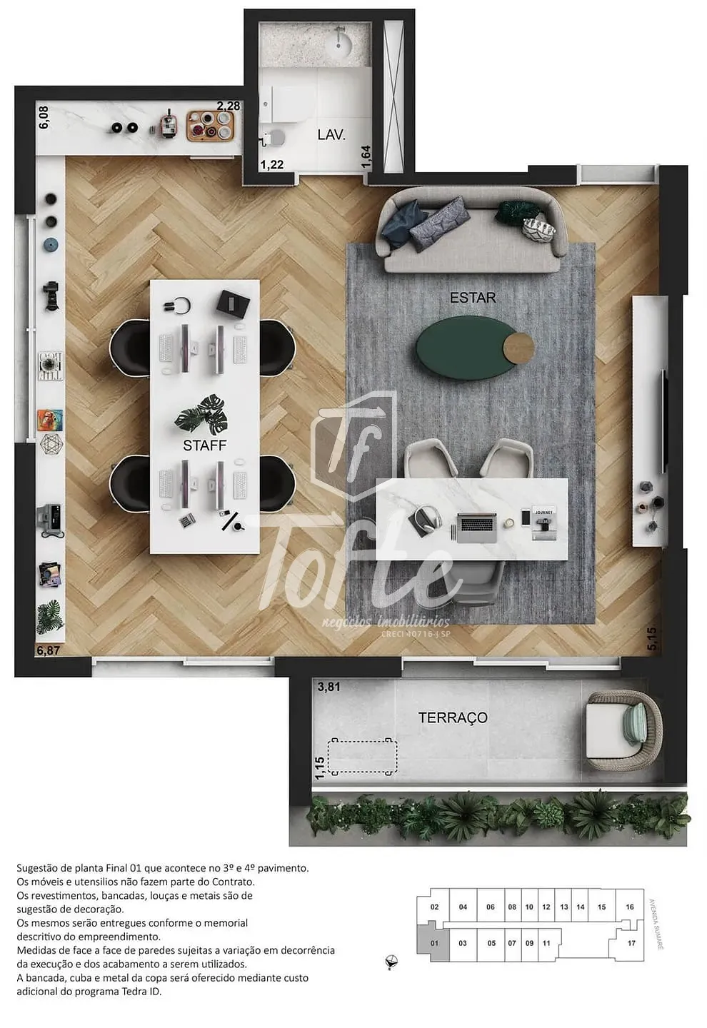 Apartamento, 1 quarto, 47 m² - Foto 4