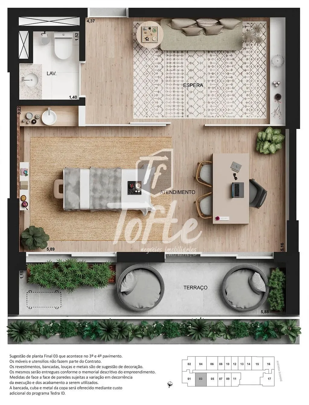 Apartamento, 1 quarto, 47 m² - Foto 6