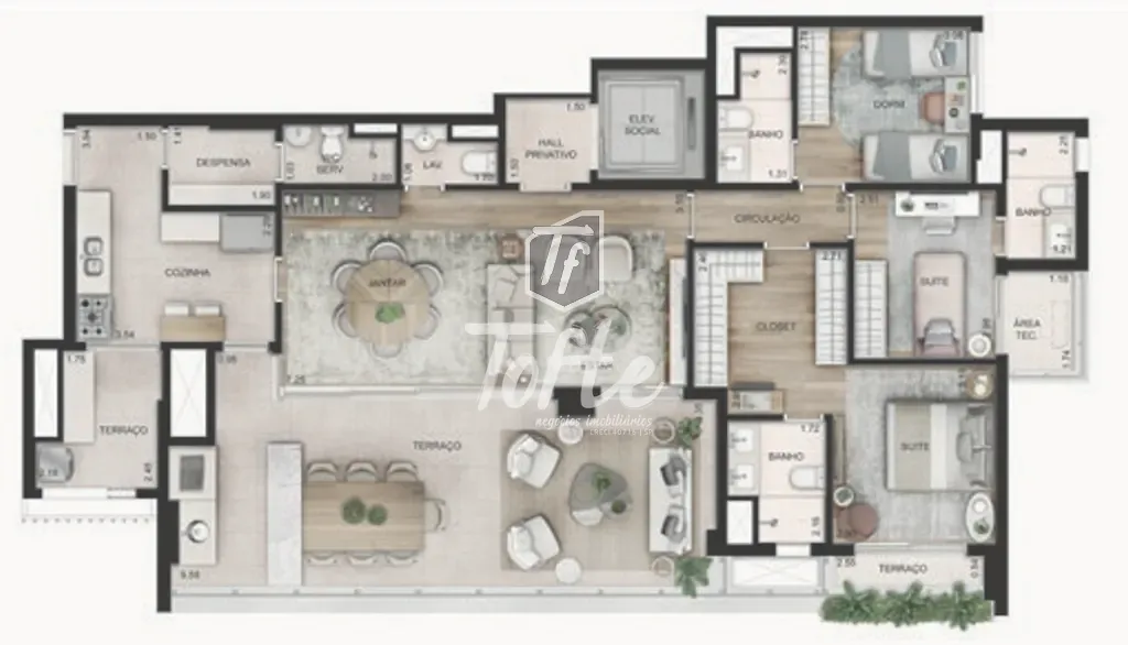 Apartamento, 4 quartos, 179 m² - Foto 22