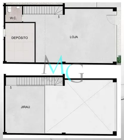 Loja-Salão, 80 m² - Foto 2