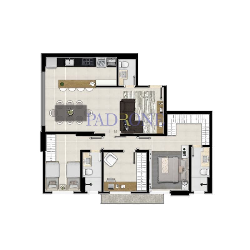 Apartamento à venda com 3 quartos, 110m² - Foto 17