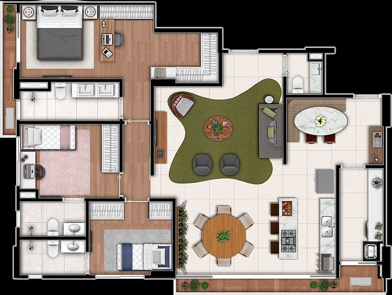 Apartamento, 3 quartos, 130 m² - Foto 14