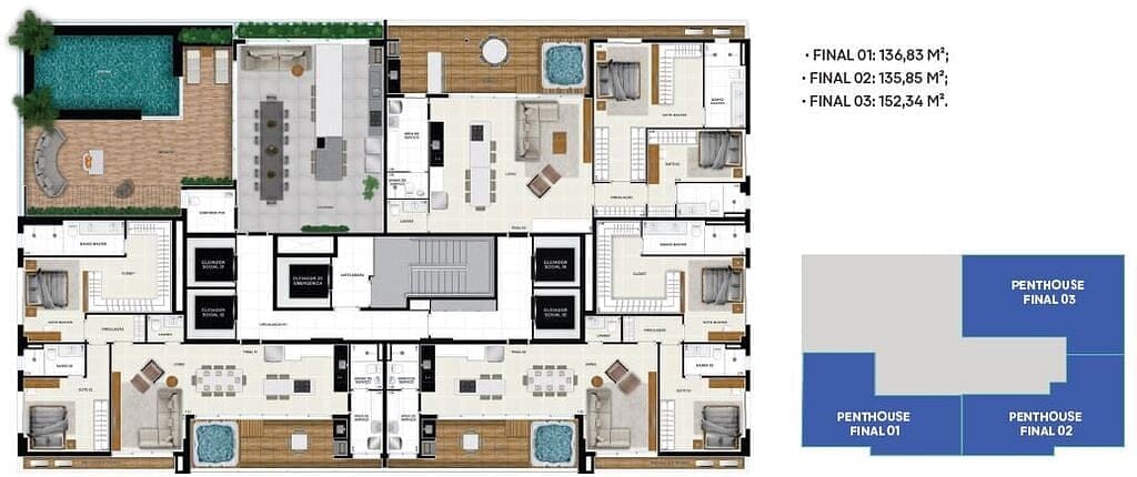 Apartamento, 2 quartos, 69 m² - Foto 47