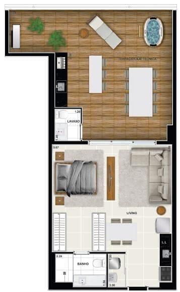 Apartamento, 2 quartos, 69 m² - Foto 62