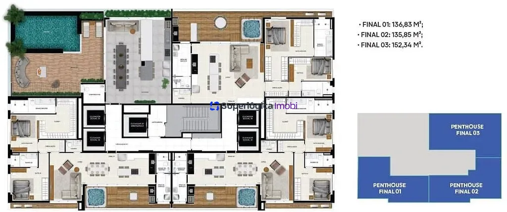 Apartamento, 2 quartos, 70 m² - Foto 47