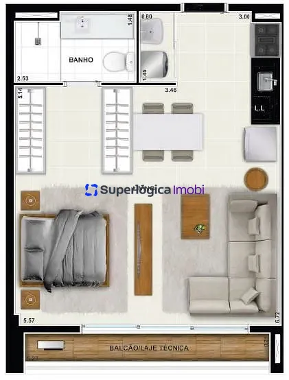 Apartamento, 2 quartos, 71 m² - Foto 52