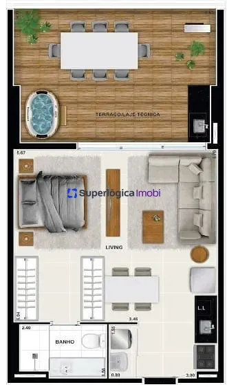 Apartamento, 2 quartos, 71 m² - Foto 54