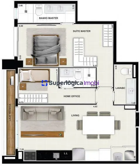 Apartamento, 2 quartos, 71 m² - Foto 58
