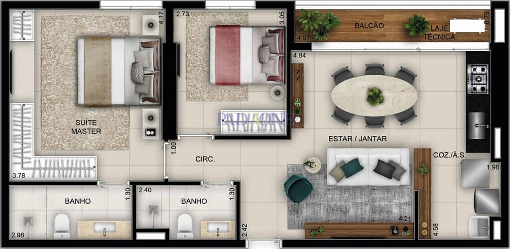 Apartamento à venda com 1 quarto, 48m² - Foto 26
