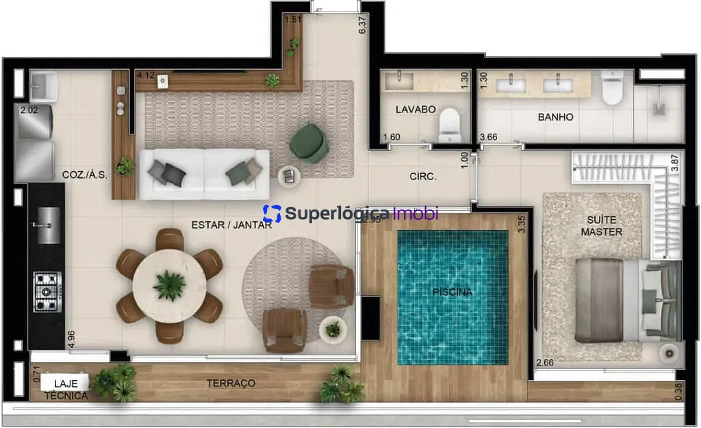 Apartamento, 1 quarto, 48 m² - Foto 24