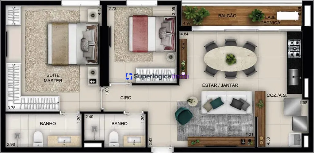 Apartamento, 2 quartos, 99 m² - Foto 26