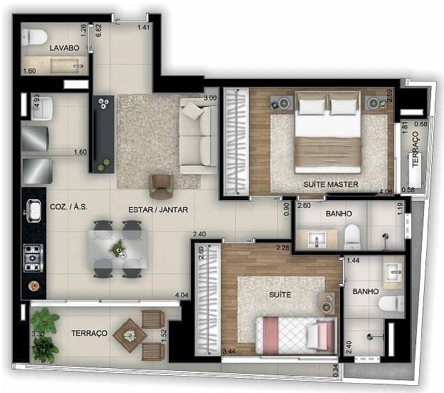 Apartamento, 1 quarto, 163 m² - Foto 41