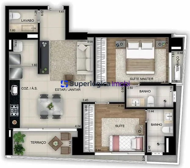 Apartamento, 3 quartos, 119 m² - Foto 41