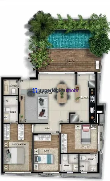Apartamento, 3 quartos, 119 m² - Foto 45