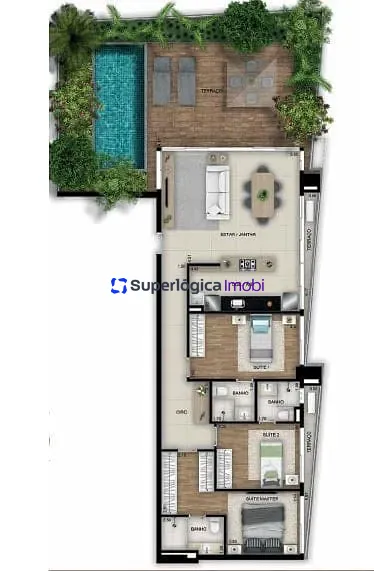 Apartamento, 3 quartos, 119 m² - Foto 47