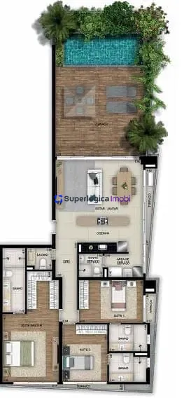 Apartamento, 3 quartos, 119 m² - Foto 49