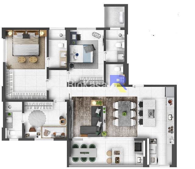 Apartamento, 3 quartos, 105 m² - Foto 43