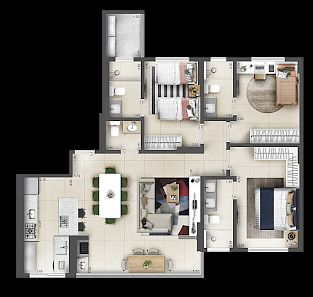 Apartamento, 3 quartos, 105 m² - Foto 42