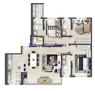 Apartamento, 3 quartos, 105 m² - Foto 42