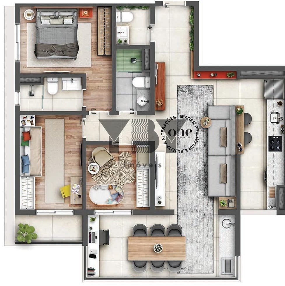 Apartamento, 2 quartos, 73 m² - Foto 7