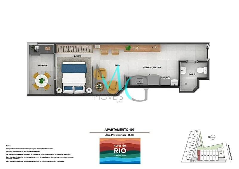Apartamento, 1 quarto, 36 m² - Foto 29