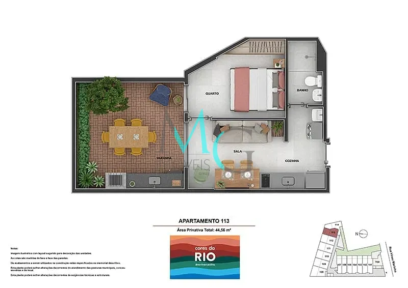 Apartamento, 1 quarto, 36 m² - Foto 33