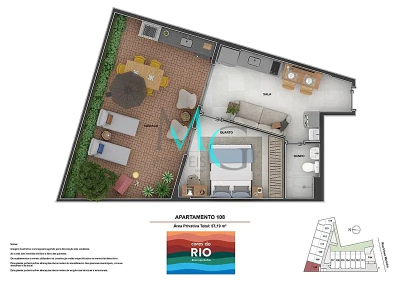Apartamento, 1 quarto, 47 m² - Foto 35