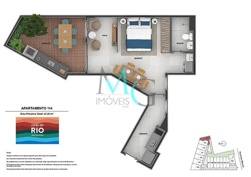 Apartamento, 1 quarto, 32 m² - Foto 32