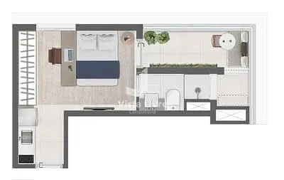 Apartamento, 1 quarto, 42 m² - Foto 29