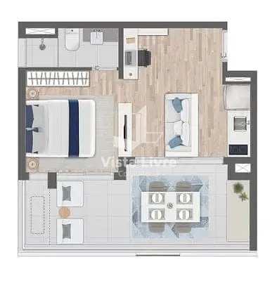 Apartamento, 1 quarto, 42 m² - Foto 30
