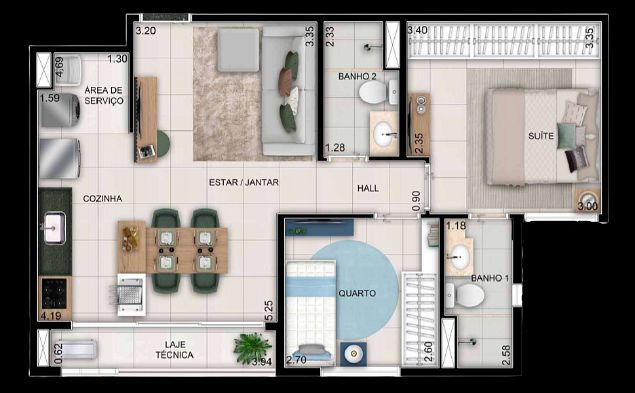 Apartamento, 3 quartos, 76 m² - Foto 18