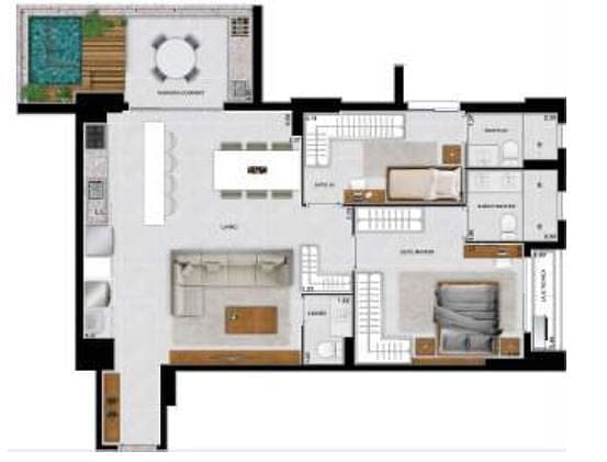 Apartamento, 2 quartos, 81 m² - Foto 39