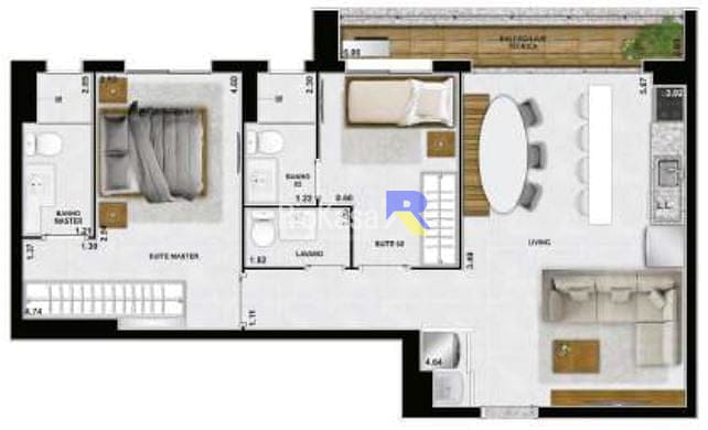 Apartamento, 2 quartos, 108 m² - Foto 33