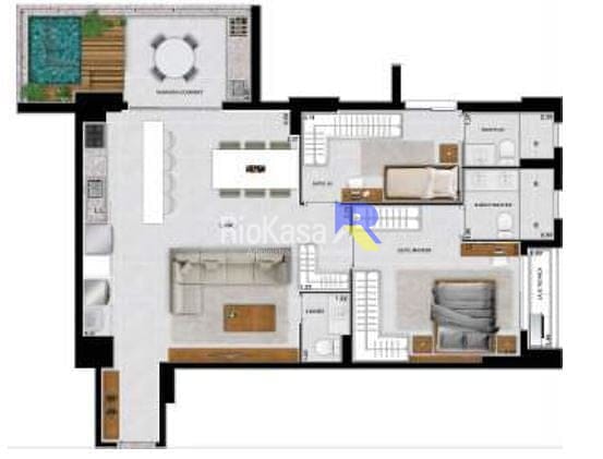 Apartamento, 2 quartos, 108 m² - Foto 39