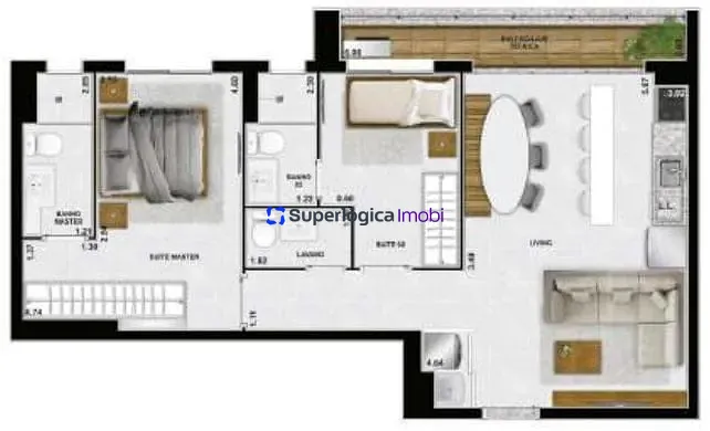 Apartamento, 2 quartos, 108 m² - Foto 33