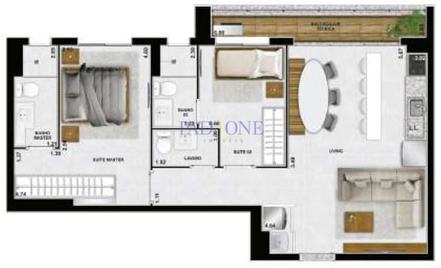 Apartamento à venda com 2 quartos, 81m² - Foto 33